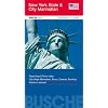 Strassenkarte USA: New York State & City Manhattan 1 : 800 000. Stra�enkarte: Road Map & Town Index. Local Maps Manhattan, Bronx, Queens, Brooklyn. Points of Interest