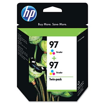 C9349FN (HP 97) Ink, 560 Page-Yield, 2/Pack, Tri-Color C9349FN (HP 97) Ink, 560 Page-Yield, 2/Pack, Tri-Color