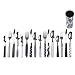 Present Time PT1105 Set de Couverts Mix & Match Noir / Blanc Assortis