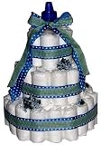 3 Tier Chic Diaper Cake- Boy