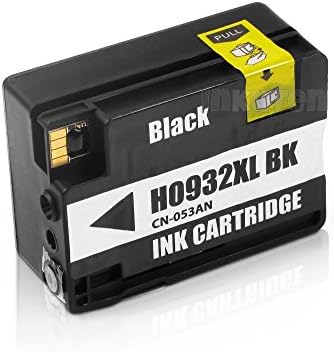 INKUTEN © HP 932XL (CN053AN) Professionally Remanufactured High Yield Black Inkjet Cartridge for HP OfficeJet 6100, OfficeJet 6600, OfficeJet 6700, OfficeJet 7110, OfficeJet 7610, OfficeJet 7612 Printers