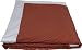 J-Life Authentic Traditional Japanese Kakefuton (Kakebuton) Silk-Filled Comforter - Double Size (82" x 92") - Asa No Ha Red #2