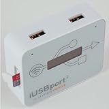 HyperDrive iUSBport2 Wireless USB Port Hub for iPhone iPad and Android - White