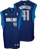 Dirk Nowitzki Dallas Mavericks Navy Youth Replica Adidas NBA Jersey