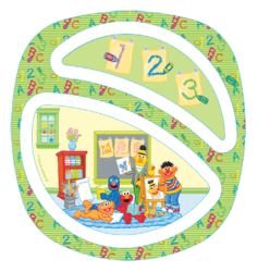 THE FIRST YEARS SESAME STREET MELAMINE PLATE