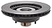 ACDelco Gold 18A399 Black Hat Front Disc Brake Rotor and Hub Assembly