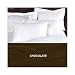 300TC Egyptian Cotton QUEEN Duvet Cover Set CHOCOLATE STRIPE BY MARRIKAS Image