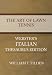 Search : The Art of Lawn Tennis - Webster's Italian Thesaurus Edition