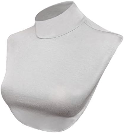 Women Dickey with Mock Turtleneck Collar 22 light gary
