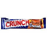 Nestles Crunch Caramel Single, Candy Bars (Pack of 48)