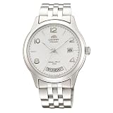 Orient Mens Wide-Calendar White Automatic Watch #CEV09001W by Orient