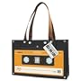 New Cassette Tote Bag Reusable Tape 80s Handbag Hip NWT