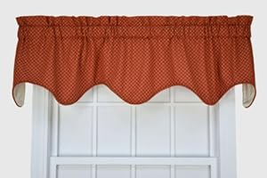 Amazon.com - Tyvek Small Scale Diamond Lined Scallop Valance Window