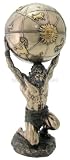 41HIPVumZbL. SL160  American Handmade 100% Bronze Sculpture Statue Coming Through the Rye By Frederic Remington Mini Size 11 Inches Tall