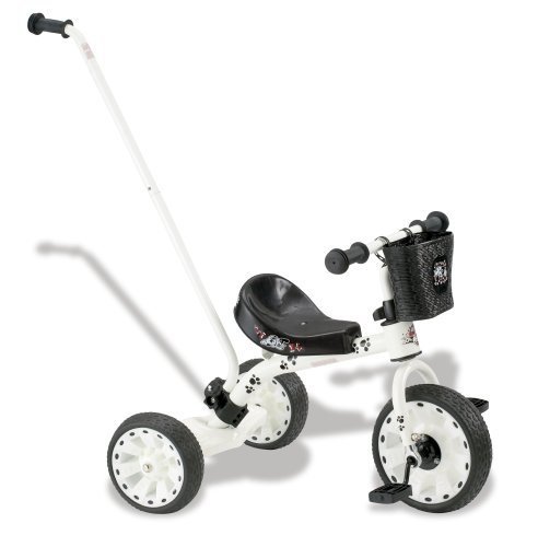 KidCool Trike with Adjustable Push Handle Colour - White