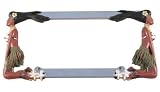 Da Hula Girl Goddess Chrome License Plate Frame