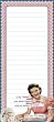 if by "happy" you mean trapped with no means of escape... ? then yes I'm happy Notepad by anne taintor