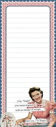 if by "happy" you mean trapped with no means of escape... ? then yes I'm happy Notepad by anne taintor