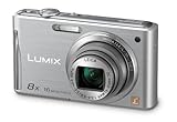 Panasonic Lumix DMC-FS35EG-S Digitalkamera (16 Megapixel, 8-fach opt. Zoom, 6,7 cm (2,7 Zoll) Display, bildstabilisiert) silber