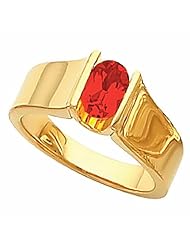 14K Yellow Gold Ruby Ring -- LIFETIME WARRANTY