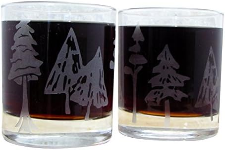 Trees Etched Glassware (Large) -Tumblers -Old Fashioned -Can Glasses -Mason Mugs -Ceramic Mugs -Pints