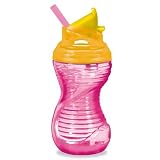 from Munchkin Munchkin Mighty Grip Flip Straw Cup Pink