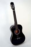 Crescent 38 Black Acoustic Guitar with Accessories