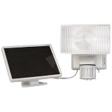 NEW MAXSA INNOVATIONS 40224 SOLAR-POWERED 50 LED MOTION-ACTIVATED OUTDOOR SECURITY FLOODLIGHT