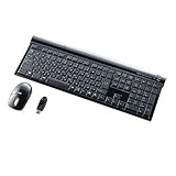 サンワサプライ マウス付きワイヤレスキーボード SKB-WL08SETBK