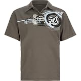 VOLCOM Splatt Boys Polo - Charcoal
