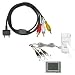 AV (Audio / Video) Music Cable Adapter (for connecting to TV, LCD, Receiver, Home Theater) for Sony Ericsson W508, C905A, K750, TM506, W200i, W300I, W350, W350i, W380, W518a, W550I, W580i, W760a, W810I, Z310i, Z520I, Z750a