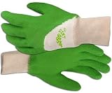 Ladies Glamorous Green Dirt Digger Garden Gloves (x-small size)