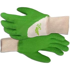 Glamorous Green Dirt Digger Gloves with Cooling Neck Buddy Ladies Gardening Gift Set... from Cotton Gloves