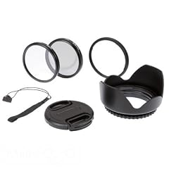 6-teiliges Delamax 58mm Zubeh�r-SET f�r Canon PowerShot SX30 IS - UV-Filter, Polfilter, Adapter-Tubus, Objektivdeckel, Halteband, Sonnenblende