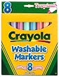WASHABLE MARKERS TROPICAL CONICAL 8