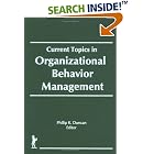 Click here to buy Current Topics in Organizational Behavior Management (Journal of... by  Phillip Duncan.