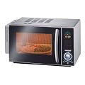 Severin MW 7816 Mikrowelle mit Grill und Dampffunktion, Edelstahl-geb�rstet / 900 W / Grill 850 W / 23 L Garraum