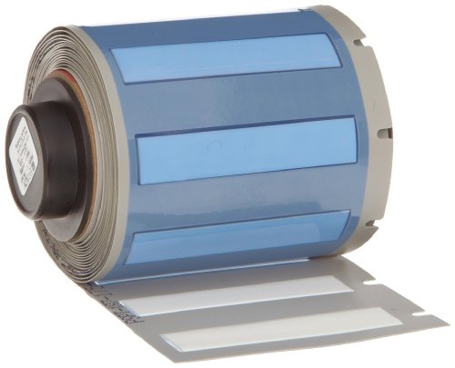Brady PSPT-187-175-WT TLS 2200 And TLS PC Link PermaSleeve 0.335 Height, 1.765 Width, B-342 Heat-Shrink Polyolefin White Color Wire Marker Sleeves (100 Per Roll)