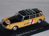 Universal Hobbies Citroen Id Break Combin Europe I 1 1968 Rally Jaune 1/43 Universal Hobbies Voiture Modèle