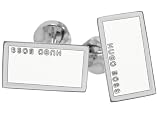 Boss Black 50199543 Camilo Manschettenknöpfe Weiss