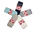 CozyWow Womens Girls Fun Crazy Low Cut Cartoon Pig/Elephant/Dog/Cat Cotton Socks (5 Pack)