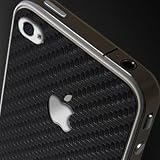 SGP iPhone 4 Skin Guard Set Leather Carbon