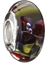 Authentic Chamilia Murano Glass Charm 24K Gold Collection "Paradise Gold" 2116-0074 (RETIRED)