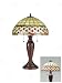 Rube Table Lamp w/ Tiffany- Style Shade