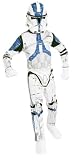 Star Wars Clone Trooper Kost&uuml;m Overall und Maske (Gr&ouml;sse L) - Rubies