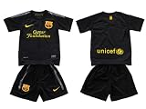 Barcelona 2012 Kids Away Jersey Shirt & Shorts - For Kids 9-11 Years Old