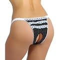LH-Dessous - 11569 Gr��e S-M. Hier ist unser Highlight ! Sexy String mit Schlitz im Schritt im Po-Bereich ge�ffnet und wei�er Spitze besetzt