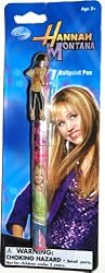 Hannah Montana Design 3 Ballpoint Pen 5 1/2", Disney Collectible (1 Each)