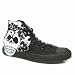 Converse All Star Skulls Hi Top - 9 Uk - Black & White - Fabric