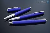 Lamy Studio Blue Fountain Pen - Blue/Chrome, Fine Nib L67BLF